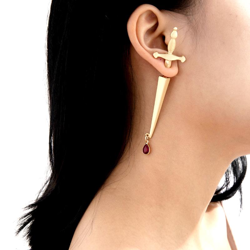 Stud Inlaid Rhinestones Cross Earrings Warrior Pagan Viking Gothic Medieval Silver Color Classic Swords Women Gift
Stud Inlaid Rhinestones Cross Earrings Warrior Pagan Viking Gothic Medieval Silver Color Classic Swords Women Gift