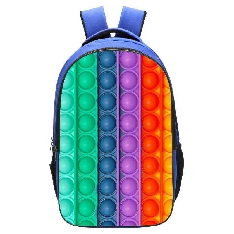 Rainbow Children's Back To School Push Backpack Poppers Bubbles Cartoon Pioneer Junior's Double-layer Schoolbag Autism Stress Relief Shoulder Bags G80FV8X
Rainbow Children's Back To School Push Backpack Poppers Bubbles Cartoon Pioneer Junior's Double-layer Schoolbag Autism Stress Relief Shoulder Bags G80FV8X