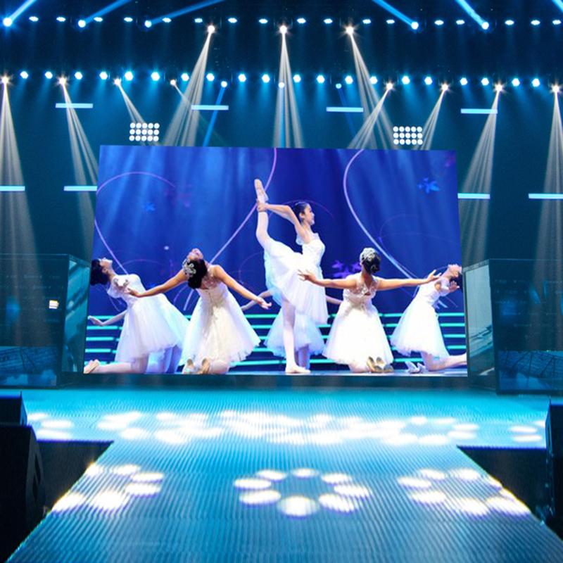 Indoor Stage Background Rental LED Screen 500X1000mm Size Die-Cast Aluminum Cabinet P3.91 Full Color HD LED Panel Customization