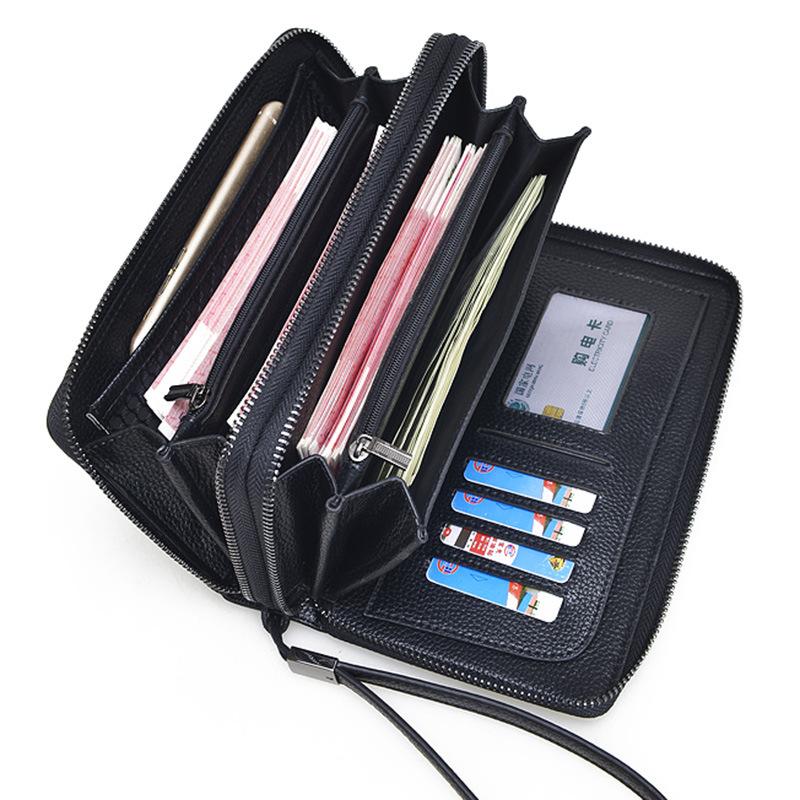 M37 Double Zipper Genuine Leather Wallet For Men Clutch Wallets Card Holder Purse Men's Wallet Bags Male Handbag, M70 black
M37 Double Zipper Genuine Leather Wallet For Men Clutch Wallets Card Holder Purse Men's Wallet Bags Male Handbag, M70 black