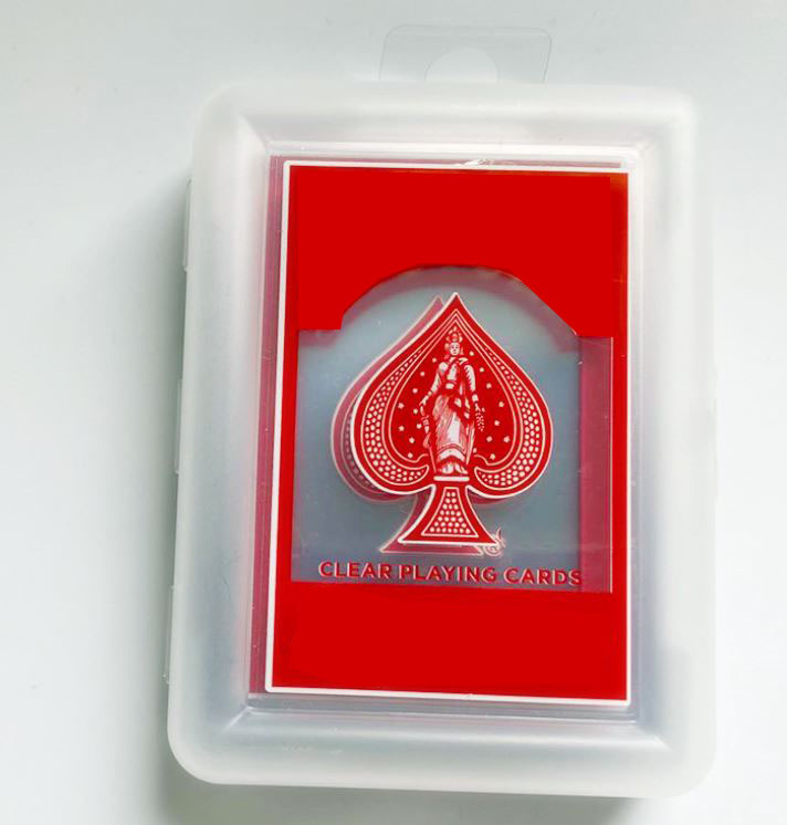 Clear Playing Cards 20FW Bicycle Clear Playing Card Frosted transparent Game toy Waterproof Poker
Clear Playing Cards 20FW Bicycle Clear Playing Card Frosted transparent Game toy Waterproof Poker