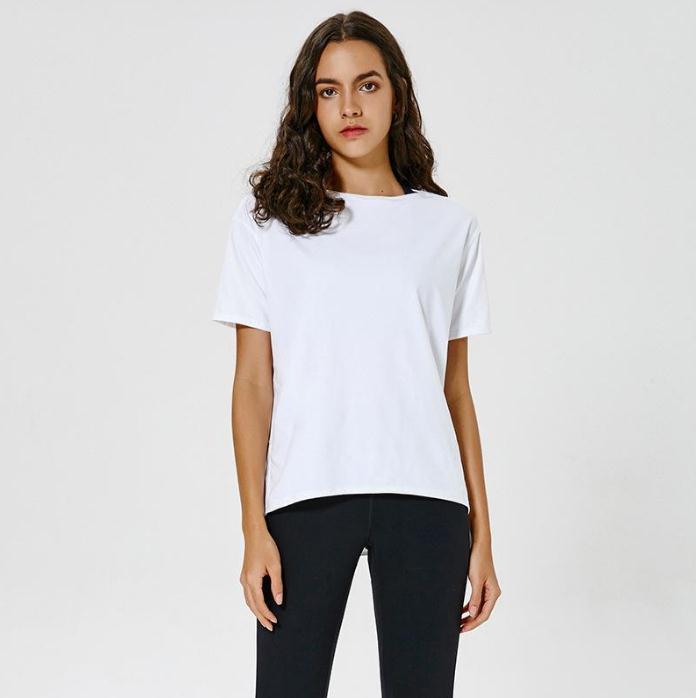 L-57 Yoga Outfits tops slim fit breathable women training running fitness clothing solid color loose short sleeve workout gym sport activewear shirt, L-57 black
L-57 Yoga Outfits tops slim fit breathable women training running fitness clothing solid color loose short sleeve workout gym sport activewear shirt, L-57 black