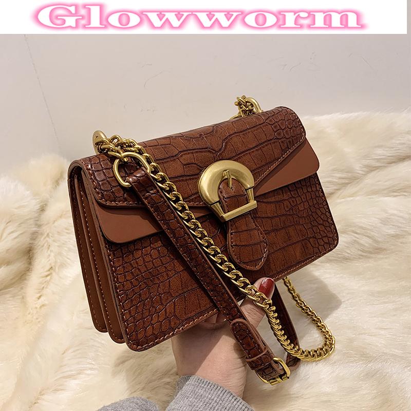 Luxury Chain Crossbody Bags For Women 2021 High Quality PU Leather Bag Crododile Fashion Handbag Designer Hasp Hard Shoulder Bag, Black
Luxury Chain Crossbody Bags For Women 2021 High Quality PU Leather Bag Crododile Fashion Handbag Designer Hasp Hard Shoulder Bag, Black