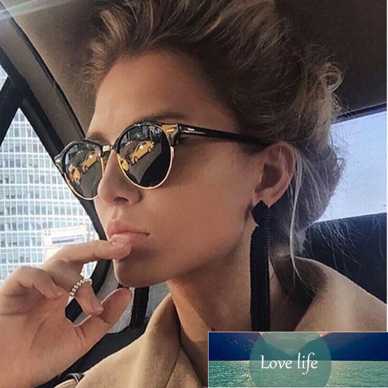 Retro Hot Sunglasses Men Women Brand Designer Half Frame Sun Glasses Female Classic Vintage Mirror Oculos De Sol Feminino UV400 Factory price expert design Quality
Retro Hot Sunglasses Men Women Brand Designer Half Frame Sun Glasses Female Classic Vintage Mirror Oculos De Sol Feminino UV400 Factory price expert design Quality