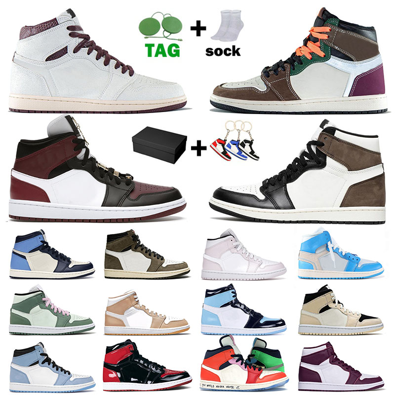 High Quality Jumpman 1 1s Mens Womens Basketball Shoes Burgundy Crush Dark Mocha University Blue Mid Dutch Green Milan Pink Syracuse Sneakers Trainers With Box, B25 36-46 mid barely rose
High Quality Jumpman 1 1s Mens Womens Basketball Shoes Burgundy Crush Dark Mocha University Blue Mid Dutch Green Milan Pink Syracuse Sneakers Trainers With Box, B25 36-46 mid barely rose