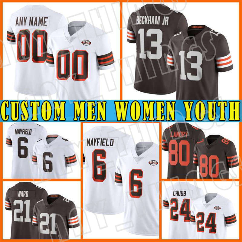 6 Baker Mayfield Men 24 Nick Chubb Youth Custom Football Clevelands Jersey Odell Beckham Jr Brown Jarvis Landry Myles Garrett Greg Newsome I, Black;red
6 Baker Mayfield Men 24 Nick Chubb Youth Custom Football Clevelands Jersey Odell Beckham Jr Brown Jarvis Landry Myles Garrett Greg Newsome I, Black;red