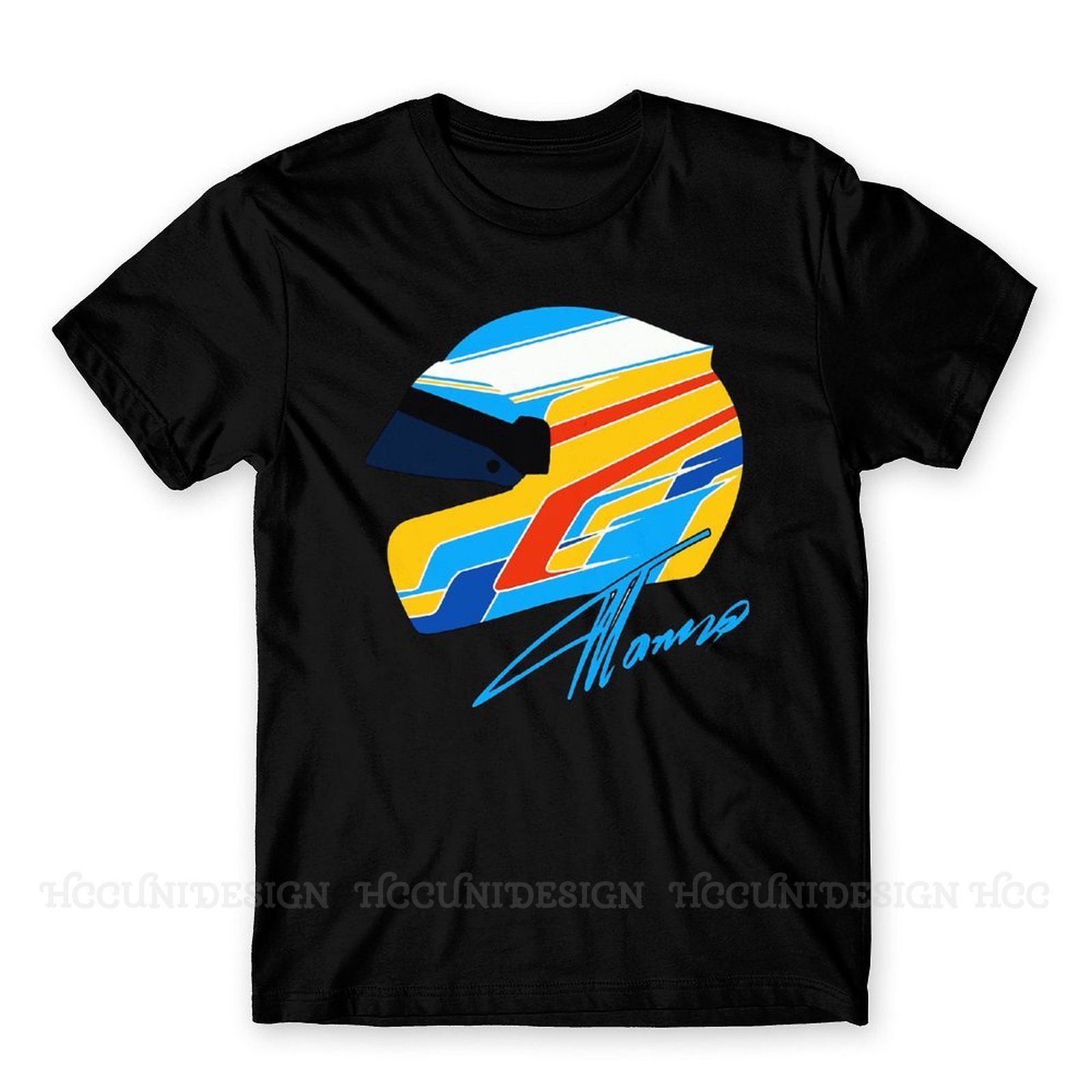 Men's Fernando Alonso Helmet Formula1 Racing Team Motorsports t Shirts Daniel Ricciardo F1 100% Cotton Clothing Shoey, Dark gray-color1
Men's Fernando Alonso Helmet Formula1 Racing Team Motorsports t Shirts Daniel Ricciardo F1 100% Cotton Clothing Shoey, Dark gray-color1