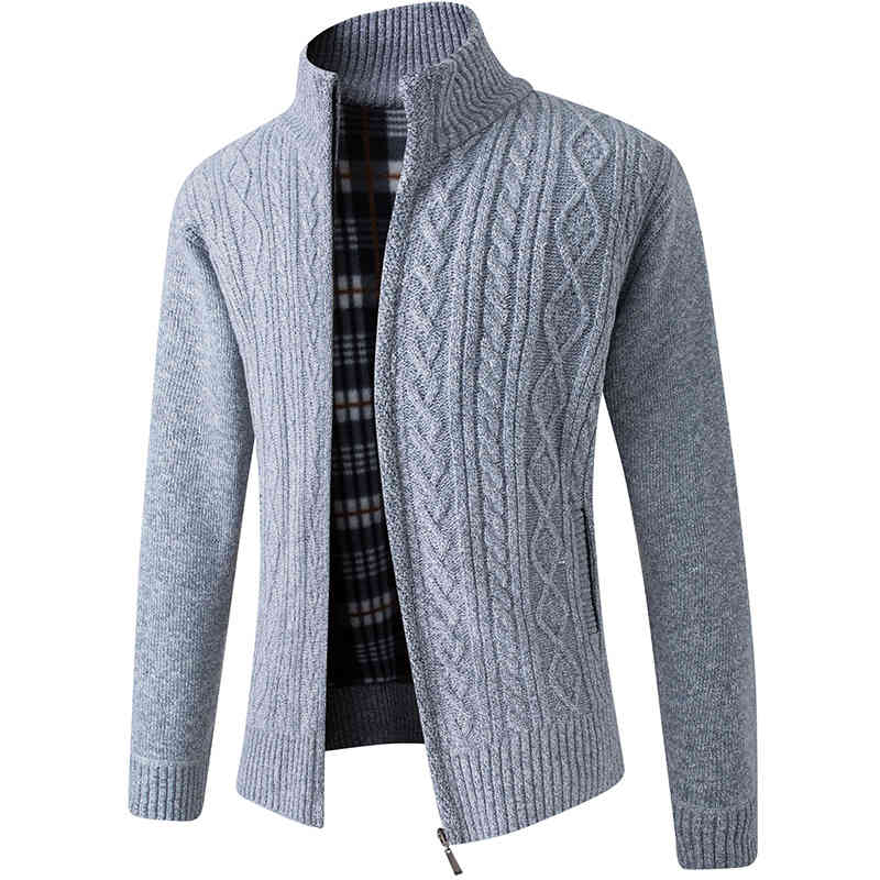 men's cashmere sweater, zipper cardigan, casual knitted garment, autumn and winter, new in 2021, White;black
men's cashmere sweater, zipper cardigan, casual knitted garment, autumn and winter, new in 2021, White;black