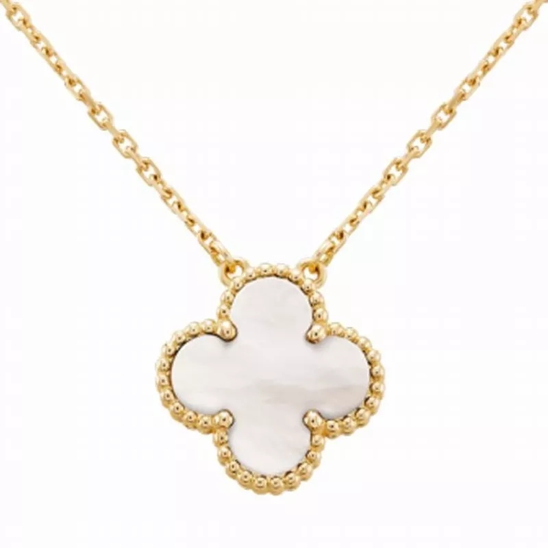 2021 18K New Gold Fashion Classic 4/Four Leaf Clover Flower Necklace Malachite Pendant Clavicle Chain for Women&Girls Gift, Silver
2021 18K New Gold Fashion Classic 4/Four Leaf Clover Flower Necklace Malachite Pendant Clavicle Chain for Women&Girls Gift, Silver