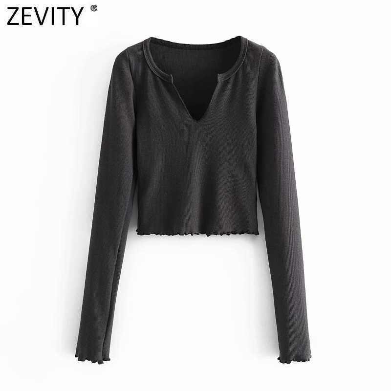 Zevity Women Simply V Neck Split Solid Color Short Chic T Shirt Ladies Long Sleeve Hem Ruffles Casual Slim Crop Tops LS7620 210603, Aazz ls7620h
Zevity Women Simply V Neck Split Solid Color Short Chic T Shirt Ladies Long Sleeve Hem Ruffles Casual Slim Crop Tops LS7620 210603, Aazz ls7620h
