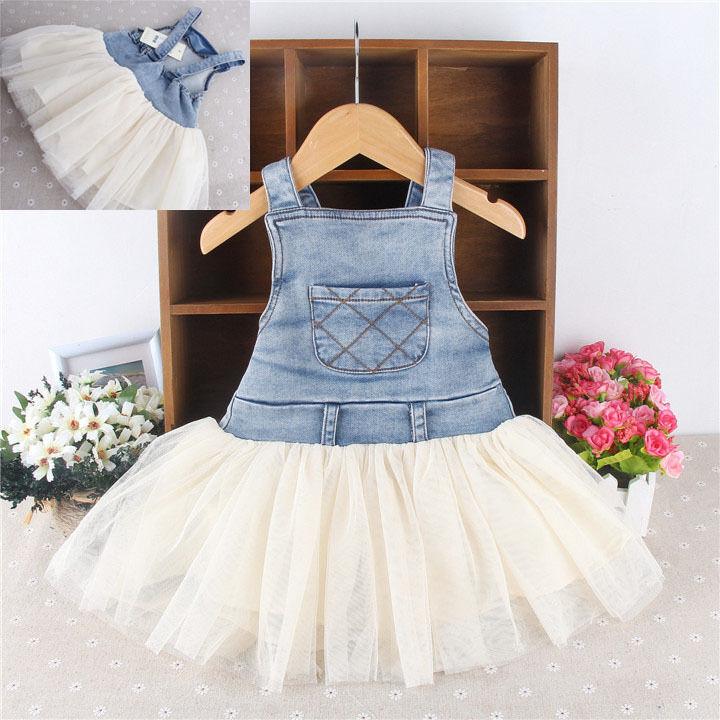Girl's Dresses Kids Baby Girls Clothes Summer Denim Tulle Dress Overalls Outfits Age 6M-4Y, Blue
Girl's Dresses Kids Baby Girls Clothes Summer Denim Tulle Dress Overalls Outfits Age 6M-4Y, Blue