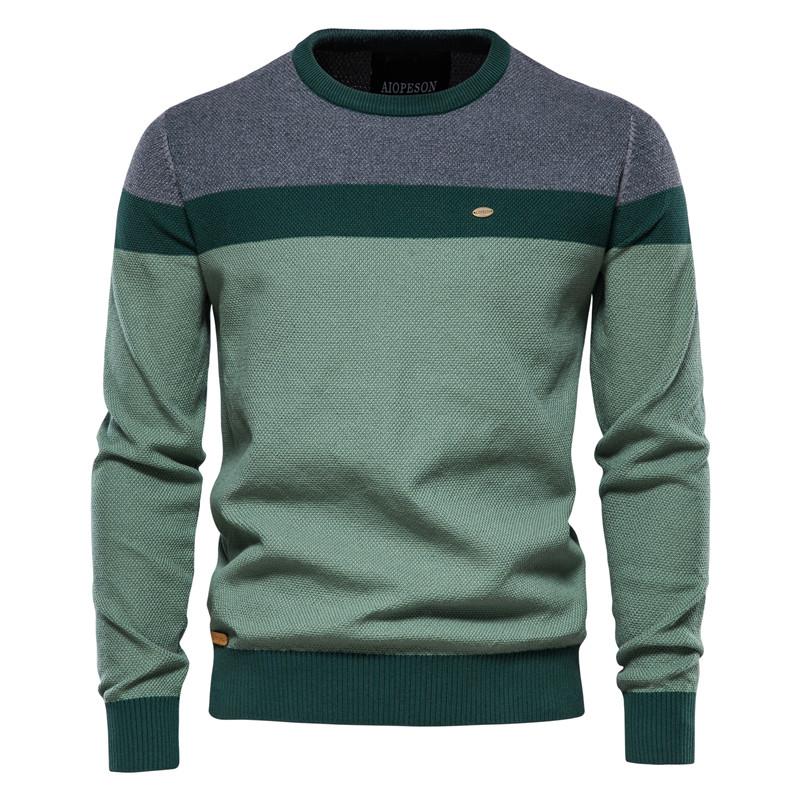 Men's Sweaters MAYCAUR 2021 Autumn And Winter Striped Stitching Long-sleeved Sweater Pullover Fashion Round Neck Casual Men, White;black
Men's Sweaters MAYCAUR 2021 Autumn And Winter Striped Stitching Long-sleeved Sweater Pullover Fashion Round Neck Casual Men, White;black
