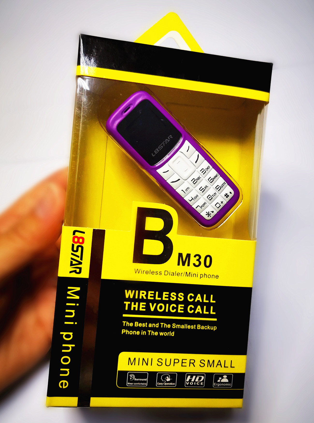 L8star BM30 Headphones Mini Small Size MobilePhone Bluetooth Headset Dialer Pocket Dual SIM Card Pocket Cell phone