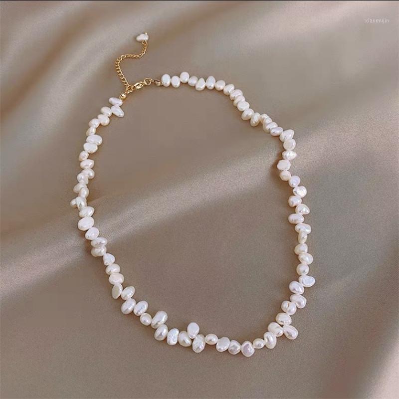 Chains Irregular Natural Pearl Choker Female INS Cold Wind Short Style Clavicle Necklace Temperament Senior Feeling Ornaments
Chains Irregular Natural Pearl Choker Female INS Cold Wind Short Style Clavicle Necklace Temperament Senior Feeling Ornaments