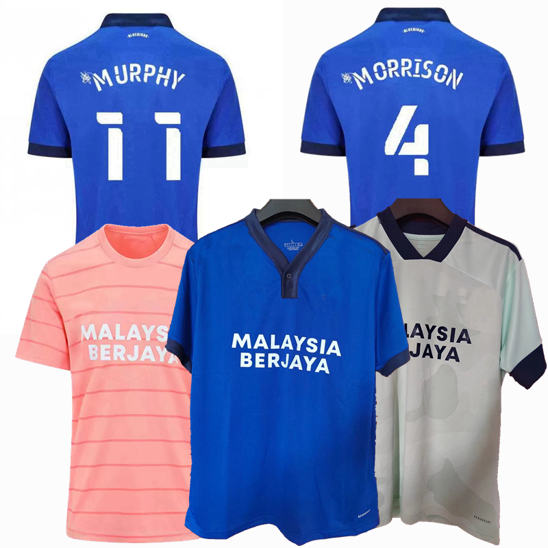2021 2022 Cardiff Soccer Jerseys city Murphy Moore Glatzel home away 3rd shirt 21 22 Men + Kids football kit, Home+patch 
2021 2022 Cardiff Soccer Jerseys city Murphy Moore Glatzel home away 3rd shirt 21 22 Men + Kids football kit, Home+patch