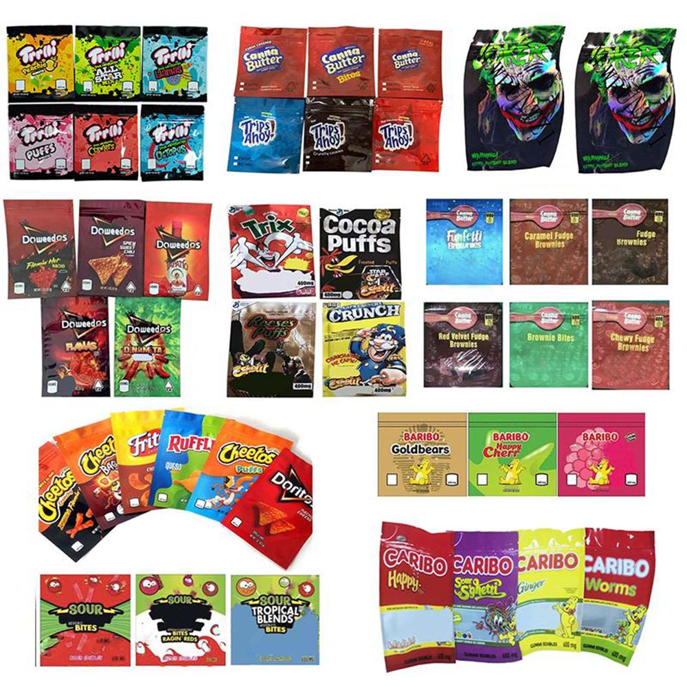 Mylar bags TROLLI TRRLLI TRIPS DOWEEDOS MEDIBLES CHEETOS GENERAL SOUR BROWNIE BITES JOKER CARIBO WORMS MILES Baribo Bag Resealable Edibles Empty Packaging
Mylar bags TROLLI TRRLLI TRIPS DOWEEDOS MEDIBLES CHEETOS GENERAL SOUR BROWNIE BITES JOKER CARIBO WORMS MILES Baribo Bag Resealable Edibles Empty Packaging