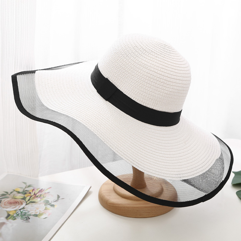 New Small Fresh Summer Trend Fashion Beach Hat Personality Shade Outdoor Sun Hats For Women Straw Cap