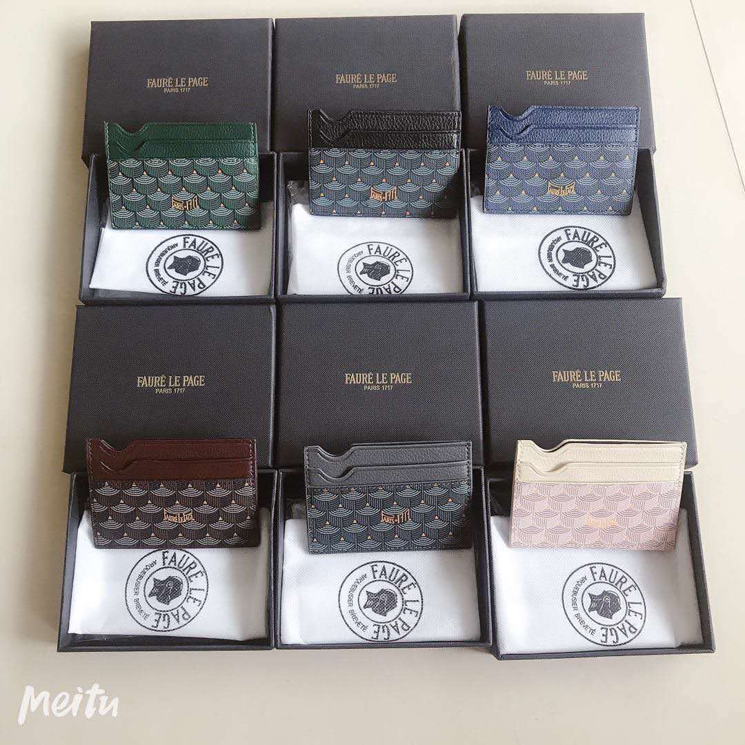 bags Faure Le page Classic Men Women Credit Card Holder Fashion Mini Small Wallet Handy Slim Bank With Box And Dust
bags Faure Le page Classic Men Women Credit Card Holder Fashion Mini Small Wallet Handy Slim Bank With Box And Dust