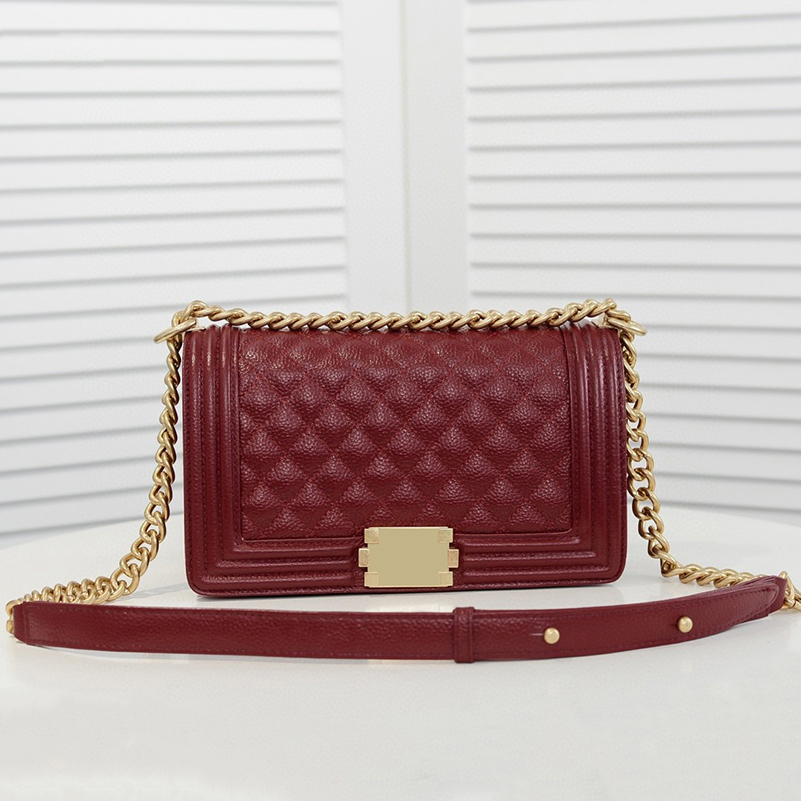 Luxurys Designers Bags Channel Women Bags Handbags919 Fashion Chain shoulder bag Classic Diamond Lattice BOY Handbag Grained Calfskin & Wine
Luxurys Designers Bags Channel Women Bags Handbags919 Fashion Chain shoulder bag Classic Diamond Lattice BOY Handbag Grained Calfskin & Wine