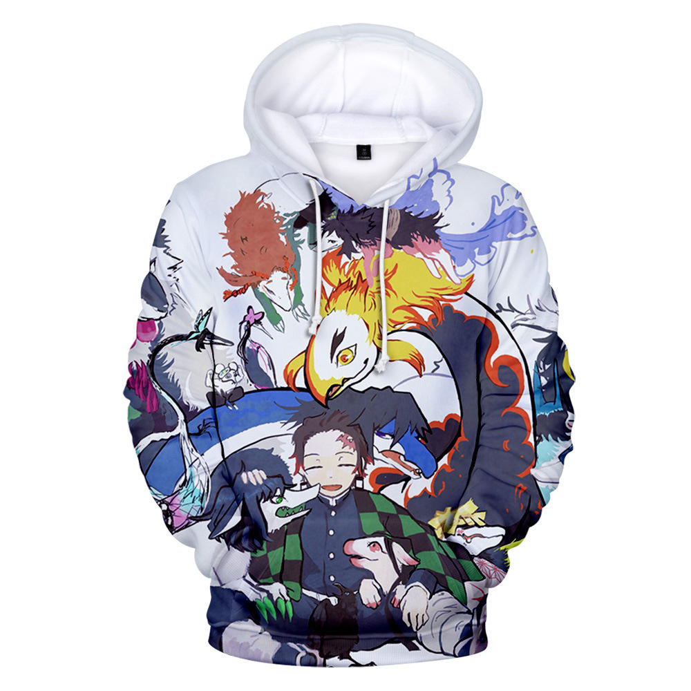 man clothes Japanese Anime Hoodie oversized mens hoodies men sweatshirt Kimetsu no Yaiba harajuku clothing homme hombre 201020