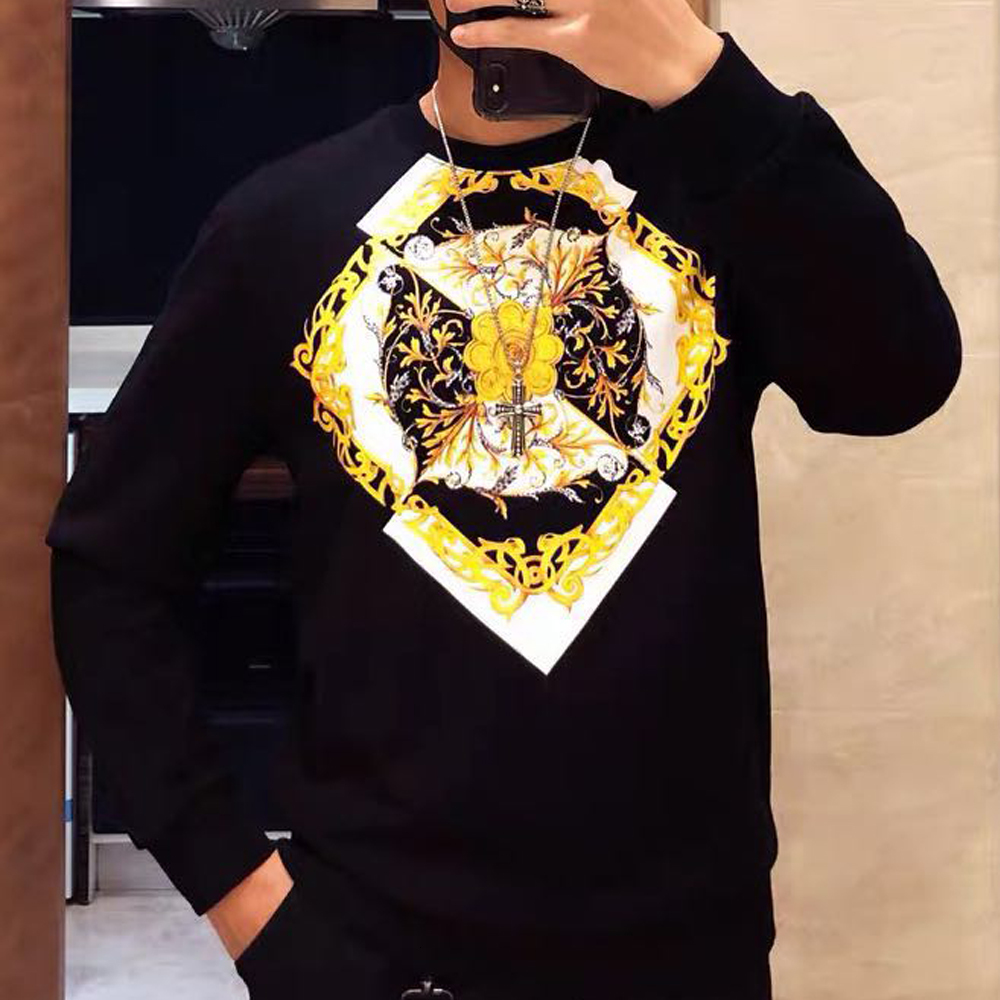 2021 New Moletom 100% Algodo Masculino Barocco Acanthus Impresso Pulver o Pescoo Com Capuz De Malha Pp | 41919d527 S99l, Black
2021 New Moletom 100% Algodo Masculino Barocco Acanthus Impresso Pulver o Pescoo Com Capuz De Malha Pp | 41919d527 S99l, Black
