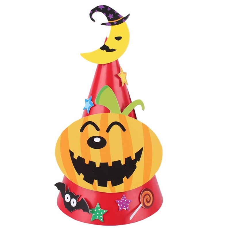 Halloween Hat Bat pumpkin role play DIY children's kindergarten hand paste creative gifts
Halloween Hat Bat pumpkin role play DIY children's kindergarten hand paste creative gifts