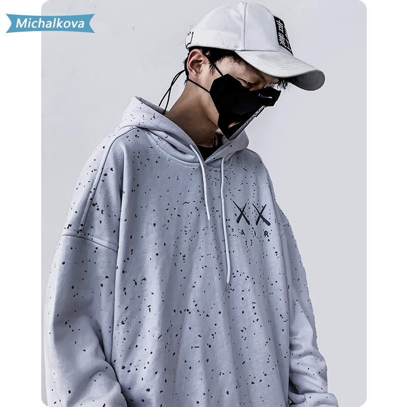starry sky Reflective material Men's clothing Hoodies Jogger Harajuku High street Hiphop moletom hombre sudaderas con capucha 201020