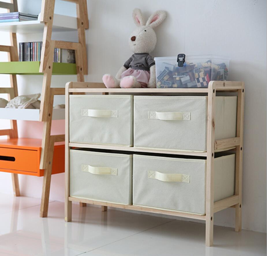 Drawer type storage cabinet Bedroom Furniture multi-layer clothes rack Nordic small family simple multi-functional bedside cabinets
