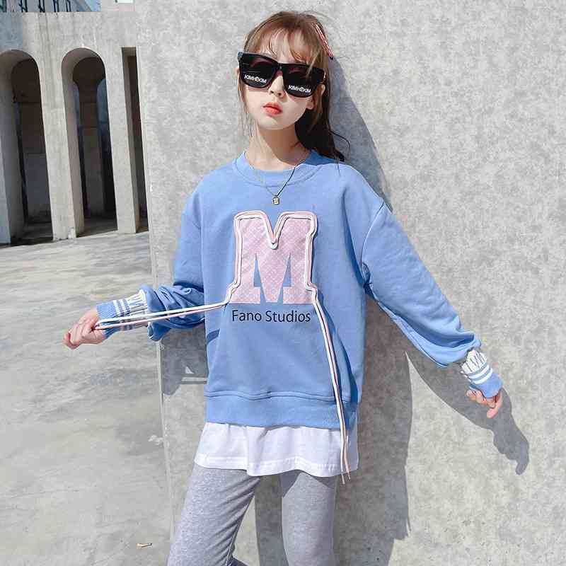 Girls' Autumn suit 2021 new foreign style middle school children's spring and autumn leisure sports sweater two piece set fashion
Girls' Autumn suit 2021 new foreign style middle school children's spring and autumn leisure sports sweater two piece set fashion