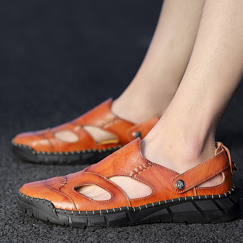Slippers Large size -50 sandals Baotou sports and leisure slippers breathable thick soled outdoor men's beach shoes JZ0G, 1# shoe box
Slippers Large size -50 sandals Baotou sports and leisure slippers breathable thick soled outdoor men's beach shoes JZ0G, 1# shoe box