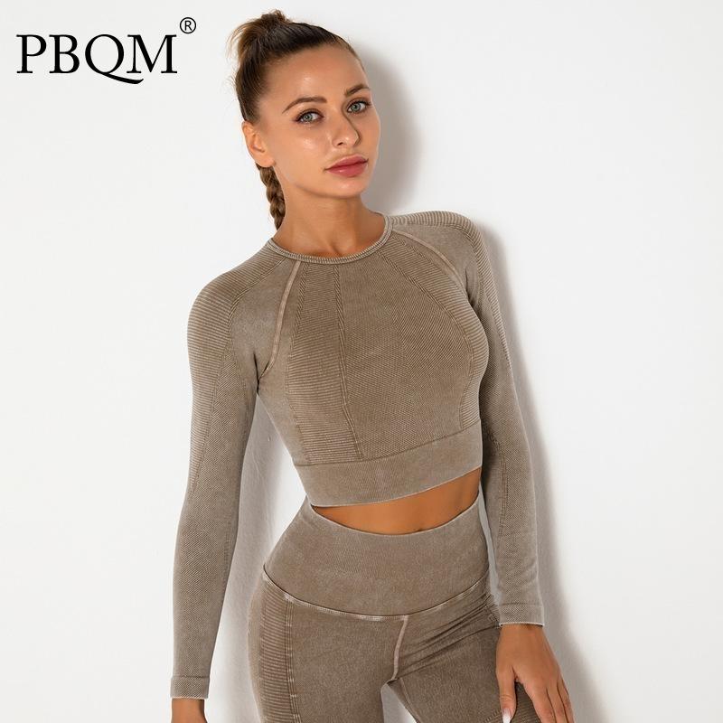 Yoga Outfit PBQM 2021 Shirt Female Seamless Sports Long Sleeve Outdoor Training Running Fitness Top Women's Clothes 6T1096
Yoga Outfit PBQM 2021 Shirt Female Seamless Sports Long Sleeve Outdoor Training Running Fitness Top Women's Clothes 6T1096