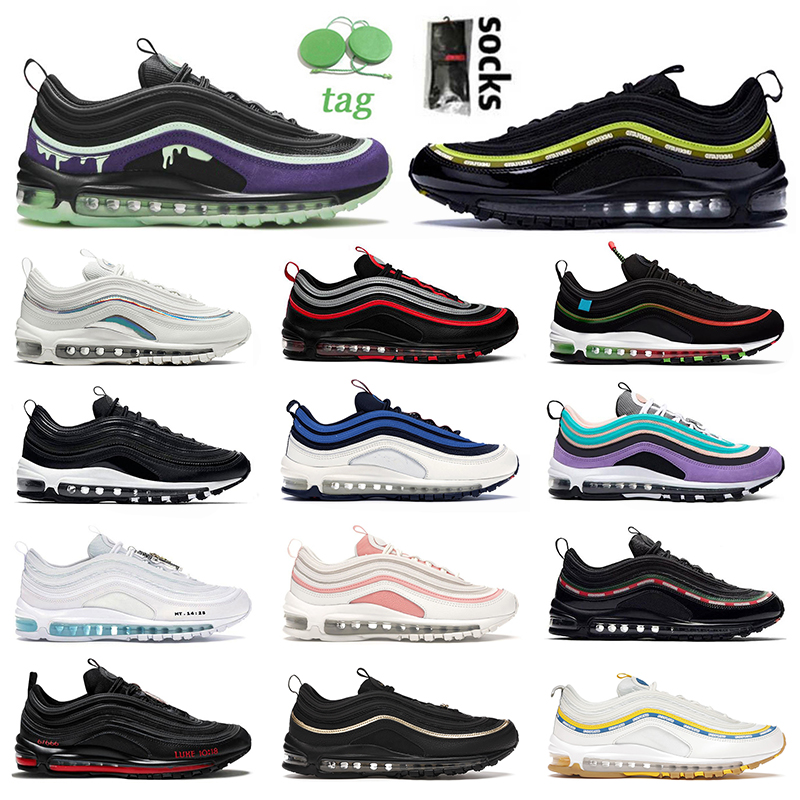 Wholesale NK Air Max 97 Halloween Running Shoes AirMax 97s Mens Women Undefeated MSCHF x INRI Jesus Black Gold Satan Bleached Coral Outdoor
Wholesale NK Air Max 97 Halloween Running Shoes AirMax 97s Mens Women Undefeated MSCHF x INRI Jesus Black Gold Satan Bleached Coral Outdoor