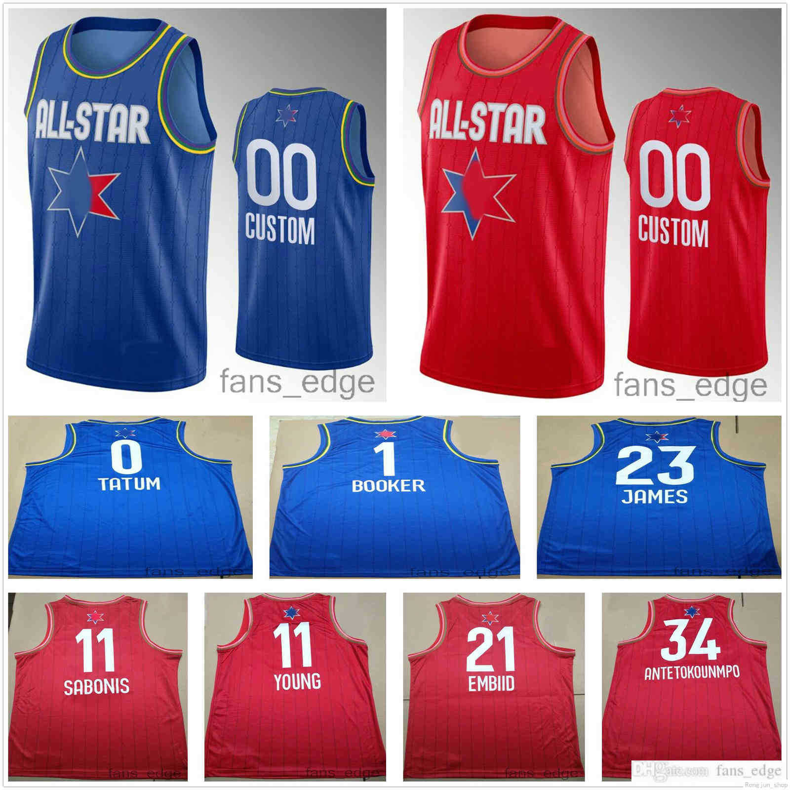 Custom Printed 2020 All-Star Basketball Jerseys Jokic Young Walker Leonard Lillard Mitchell Sabonis Booker Doncic Antetokounmpo Siakam Men, Red
Custom Printed 2020 All-Star Basketball Jerseys Jokic Young Walker Leonard Lillard Mitchell Sabonis Booker Doncic Antetokounmpo Siakam Men, Red