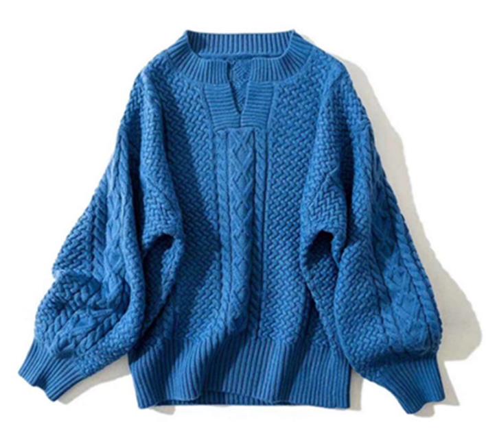 Tailor sheep 2019 autumn winter new cashmere sweater women Lantern sleeves loose oversize pullover female big jumpers