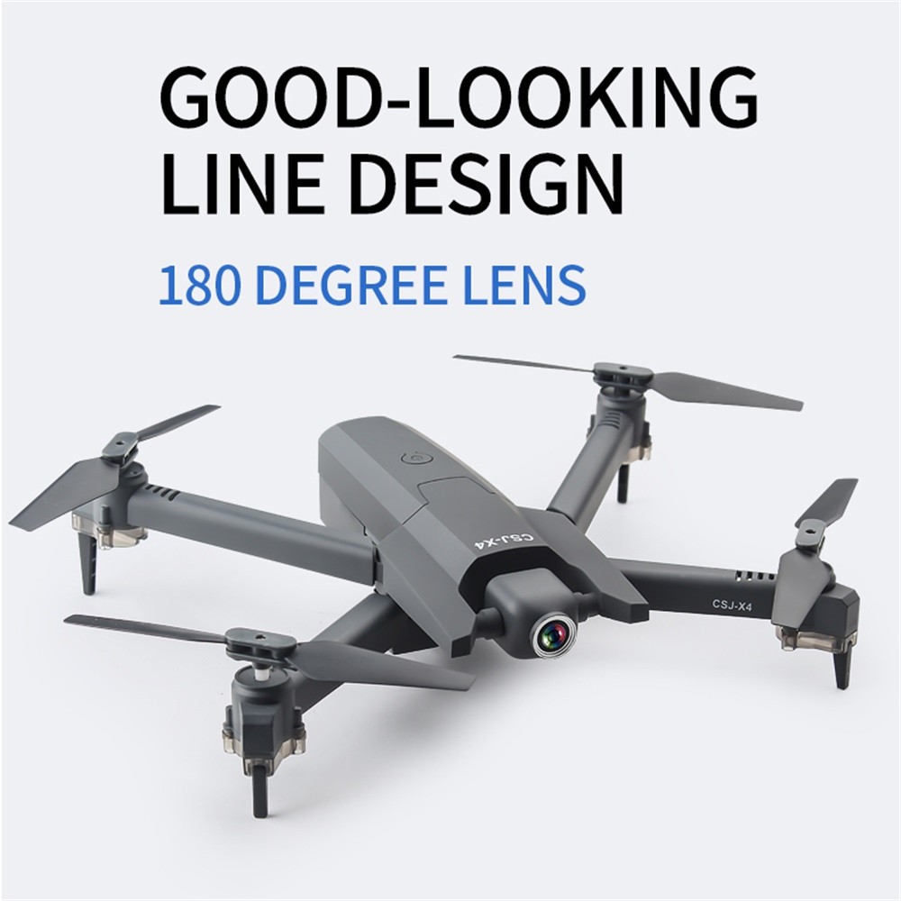 CSJ X4 Folding FPV Drones 6 Asis Video RC Quadcopter With 720P / 1080P / 4K Camera Postioning Altitude Hold Follow Me Mode toy, 1080p2
CSJ X4 Folding FPV Drones 6 Asis Video RC Quadcopter With 720P / 1080P / 4K Camera Postioning Altitude Hold Follow Me Mode toy, 1080p2
