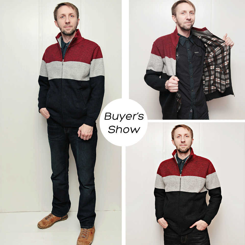 Men Autumn Winter Business Casual Warm Thick Fleece Cardigan Sweater Jumper Men Fashion Loose Fit Knitted Cardigan Coat Men 211008