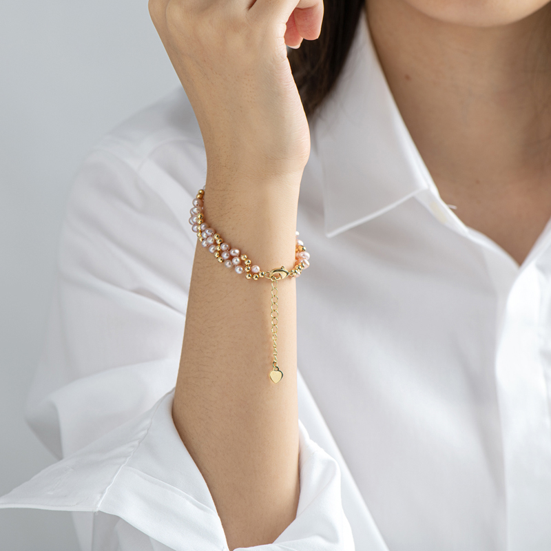 Lnngy 14K Gold Filled Multi-layered Bracelet 4-5mm Natural Freshwater Oval Pearl Twisted Fashion Bracelet Women Bangle Jewelrys
Lnngy 14K Gold Filled Multi-layered Bracelet 4-5mm Natural Freshwater Oval Pearl Twisted Fashion Bracelet Women Bangle Jewelrys