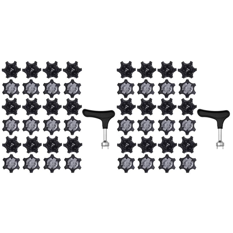 Golf Training Aids 50Pcs Easy To Change Studs, Universal Anti Skid Shoes, With Spike Wrench Two Pin Shoes Remover Replacement
Golf Training Aids 50Pcs Easy To Change Studs, Universal Anti Skid Shoes, With Spike Wrench Two Pin Shoes Remover Replacement