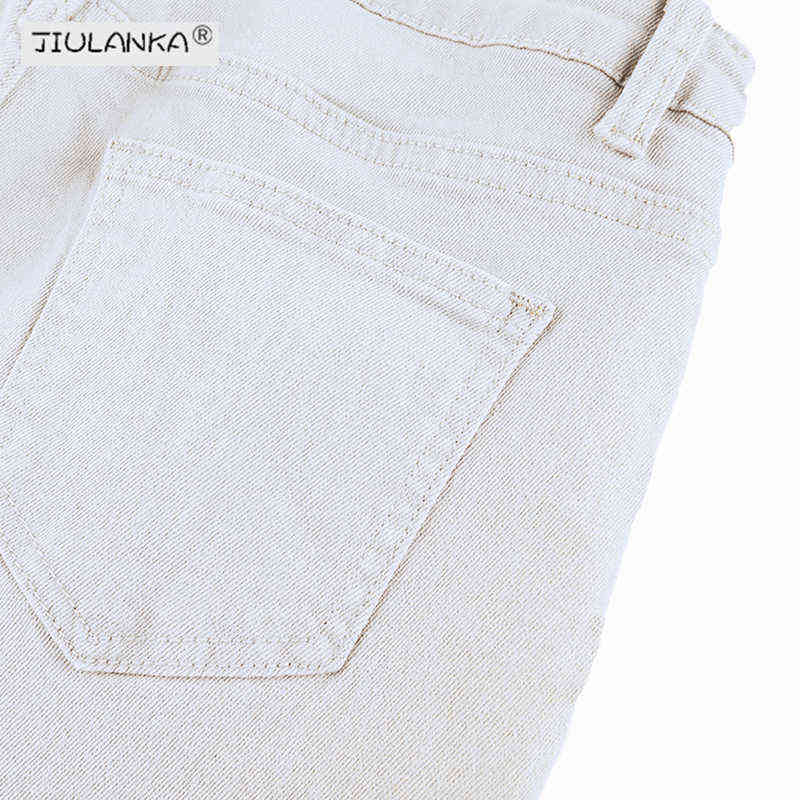 Flared Jeans Woman High Waist Beige White Pants For Women Clothing Jean Y2k Denim Trousers Clothes Mom 211129