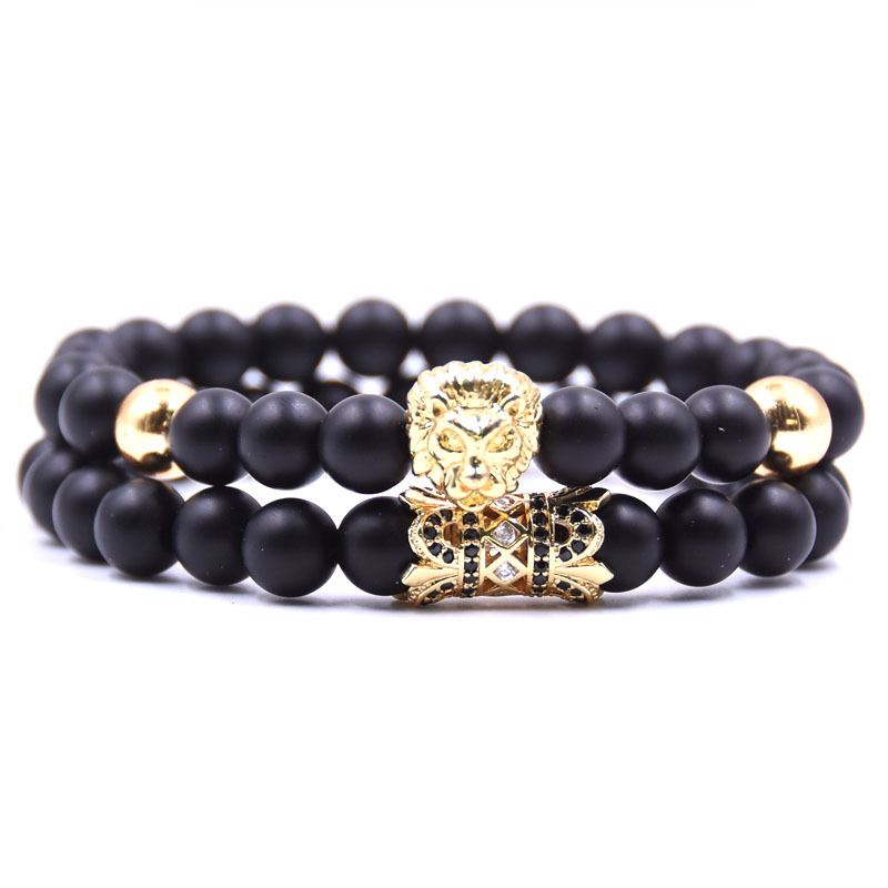 New Arrival Lion Bracelet femme Friends Natrual Stone Beads Bracelets For Women Men Jewelry Pulseras Mujer bracciali uomo, Black
New Arrival Lion Bracelet femme Friends Natrual Stone Beads Bracelets For Women Men Jewelry Pulseras Mujer bracciali uomo, Black
