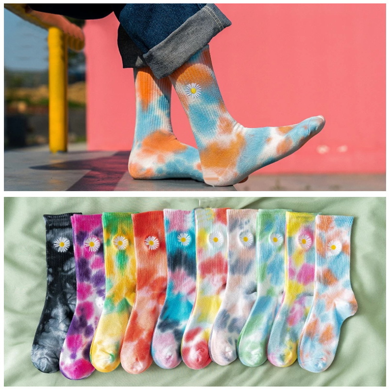 New Fashion Women Socks Cotton Colorful Daisy Flower Soft Happy Funny Tie-dye Cute Harajuku Hip Hop Ladies Weed Girls Tube Socks
New Fashion Women Socks Cotton Colorful Daisy Flower Soft Happy Funny Tie-dye Cute Harajuku Hip Hop Ladies Weed Girls Tube Socks