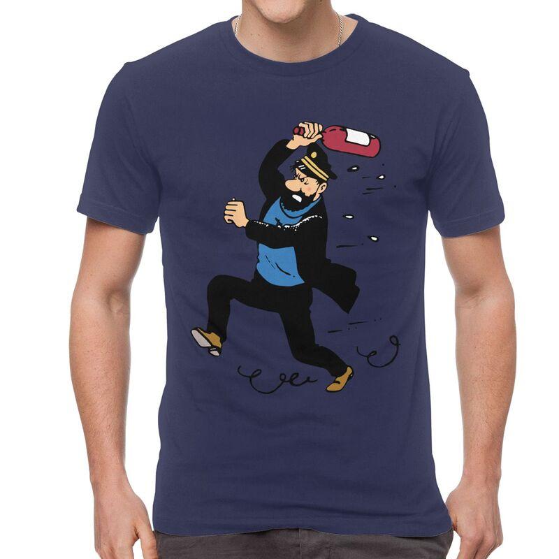 Trendy Leisure Men's T-Shirts Casual Captain Haddock Short Sleeve Tees Shirt Cotton The Adventures Tintin Tops Novelty Gift, Pink
Trendy Leisure Men's T-Shirts Casual Captain Haddock Short Sleeve Tees Shirt Cotton The Adventures Tintin Tops Novelty Gift, Pink