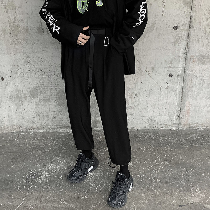 2021 New Spring Summer Black Casual Men's Fashion Retro Belt Straight Leg Pants Men Streetwear Loose Hip-hop Trousers Mens -2xl Wo9b
2021 New Spring Summer Black Casual Men's Fashion Retro Belt Straight Leg Pants Men Streetwear Loose Hip-hop Trousers Mens -2xl Wo9b
