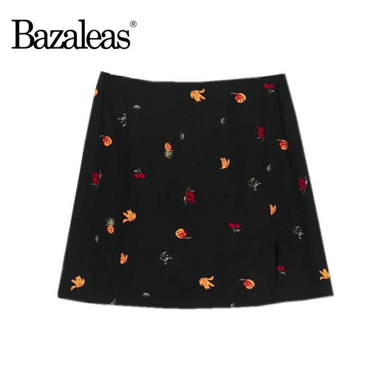 Skirts Bazaleas Streetwear Split Short Mini Skirt Harajuku Slim Women A-line Cartoon Fruit Print Black Womens, H791 black n840
Skirts Bazaleas Streetwear Split Short Mini Skirt Harajuku Slim Women A-line Cartoon Fruit Print Black Womens, H791 black n840