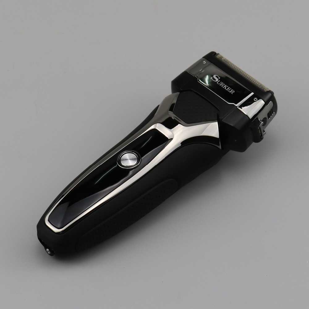 Turbo powerful wet dry electric shaver rechargeable foil face body shaver beard electric razor for men hair shaving machine set P0817