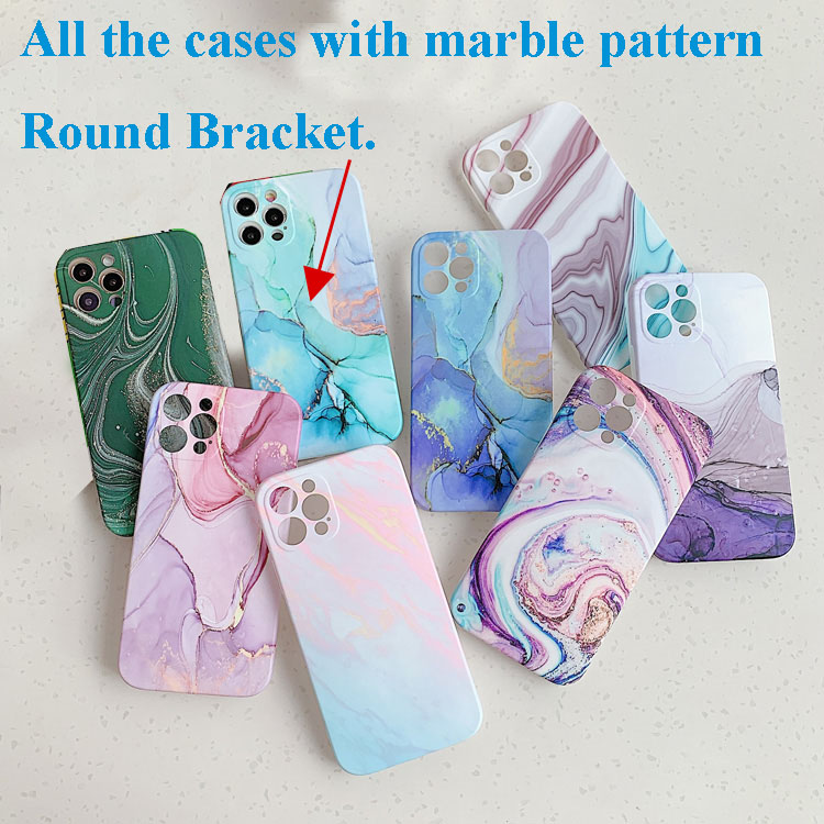 Marble pattern Grip phone cases Holder Stand Stone Soft TPU Case for iPhone 7 8PLUS XR X MAX 11 12 PRO, With bracket mix color / remark
Marble pattern Grip phone cases Holder Stand Stone Soft TPU Case for iPhone 7 8PLUS XR X MAX 11 12 PRO, With bracket mix color / remark