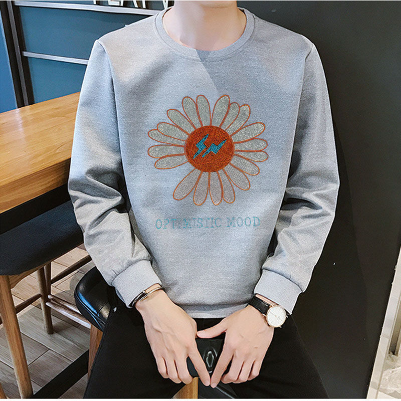 Autumn Casual Streetwear Men Hoodie Hip Hop Hoodie Sweatshirt Flower Print Man Hoodies Long Sleeve Plus Size Sweatshirt Men 201020