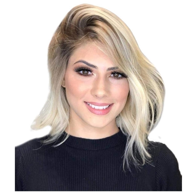 partial Wind light female gold short hair chemical fiber front lace wig Qingdao straight, White
partial Wind light female gold short hair chemical fiber front lace wig Qingdao straight, White