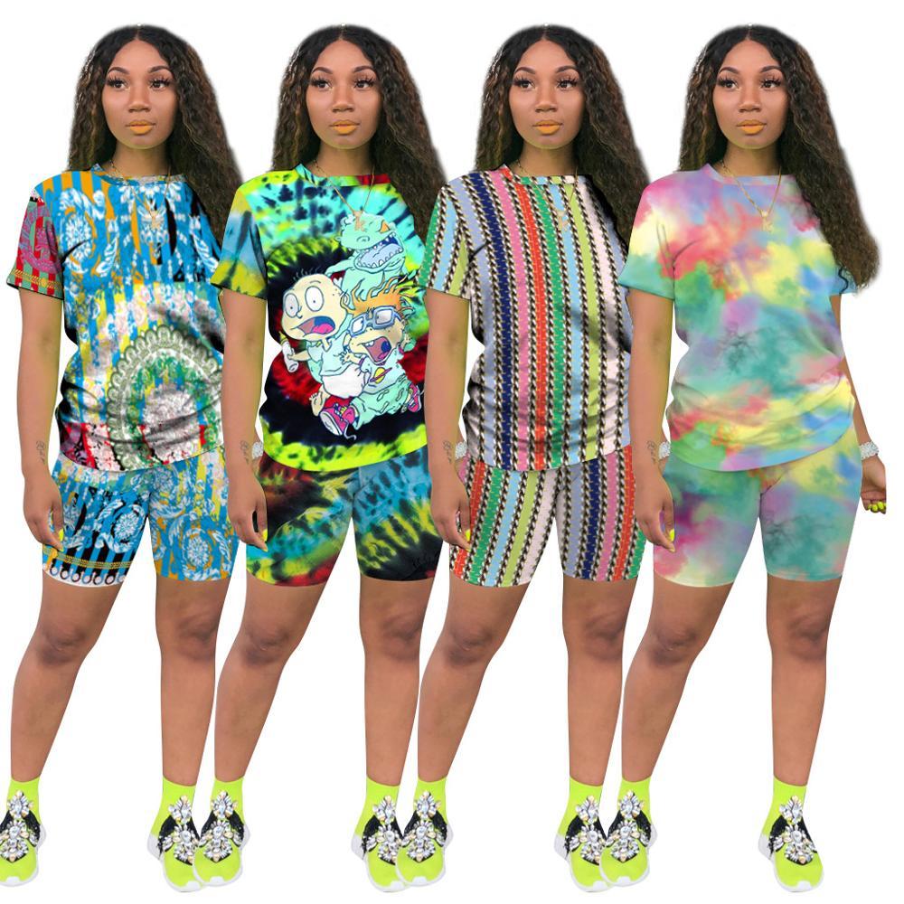2021 New Print Two Piece Set T-shirts Biker Shorts Se Plus Size Summer Outfits Sport Matching Women Sets 1s51
2021 New Print Two Piece Set T-shirts Biker Shorts Se Plus Size Summer Outfits Sport Matching Women Sets 1s51