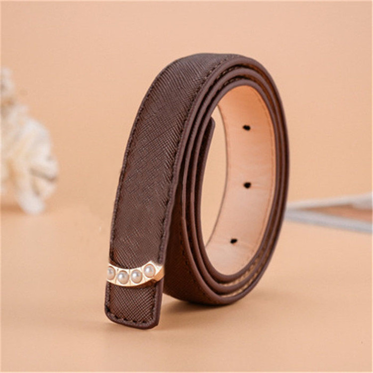 Hot Sell Kids Belts Retail And Wholesale Fashion Children Classic Pearl Needle Buckle PU Waistbands Mat Teenager Elegant Belt Gifts.